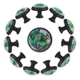 thumbnail image 1 of 12 Pcs Cabinet Knobs Tropical Parrots Summer Colors, Round Crystal Glass Drawer Dresser Wardrobe Handles Pulls Door Cupboard Hardware Knob with Screws for Home Kitchen, 1 of 6