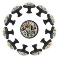 thumbnail image 1 of 12 Pcs Cabinet Knobs Western Nature Cactus Snake Owboy Boots and Hat, Round Crystal Glass Drawer Dresser Wardrobe Handles Pulls Door Cupboard Hardware Knob with Screws for Home Kitchen, 1 of 6