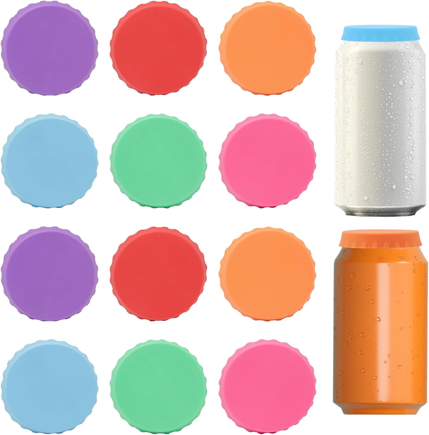 Soda Can Lid Soda Straw Can Lids With Straw Bpa-Free Reusable For Fits Standard