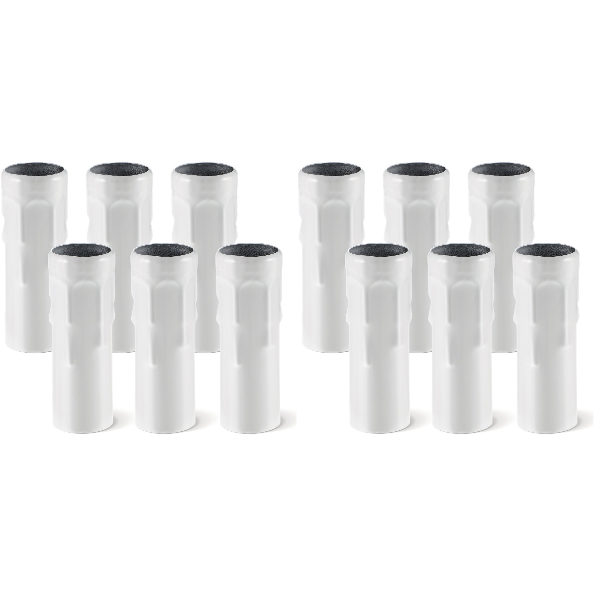 12 Pcs Candle Light Socket Covers Drip Sleeves Candelabra Base