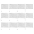 thumbnail image 1 of 12 Pcs Car Decoration Flag Flag Pole Handheld Flags White Small Mini Flags Flags on Sticks Flags Waving Flags, 1 of 6