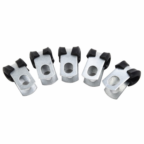 12 Pcs Car P-Clips Hose Fasteners Cable For Mikalor Camper Hydraulic 3/16" Brake Gas Line Pipe Fixing Clamps Accessories Fangkenuo