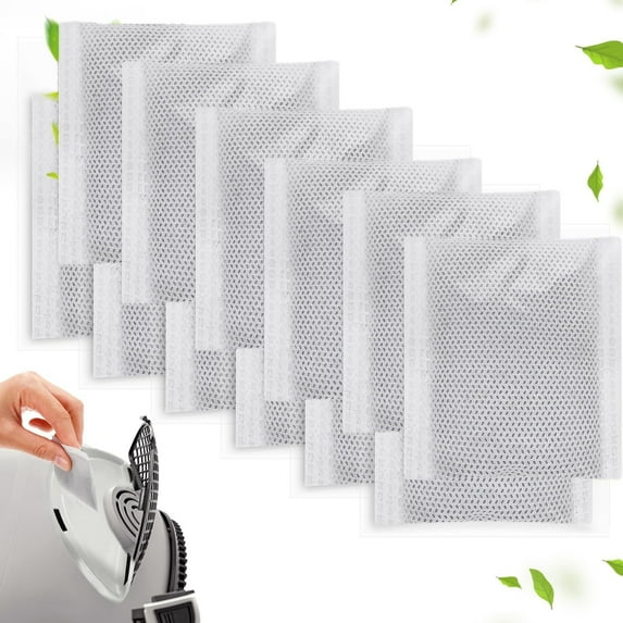 12 Pcs Cat Litter Deodorizer Pack - Compatible with Smart and Traditional Cat Litter Box, Activated Carbon Odor Eliminator Filters for Efficient Adsorption