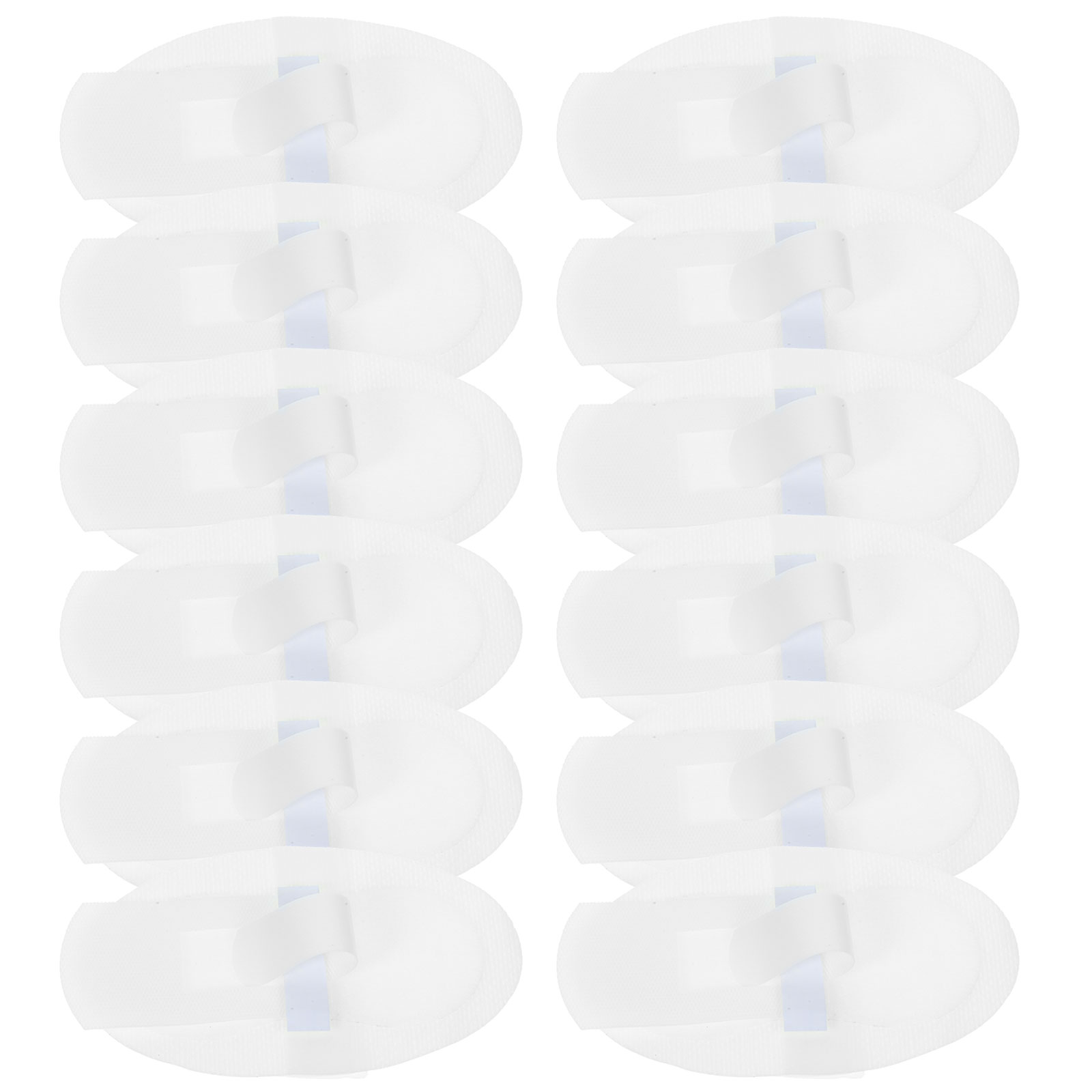 12 Pcs Catheter Fixation Stickers Urine Tube Fixation Sticker Catheter Leg Band Catheter Leg