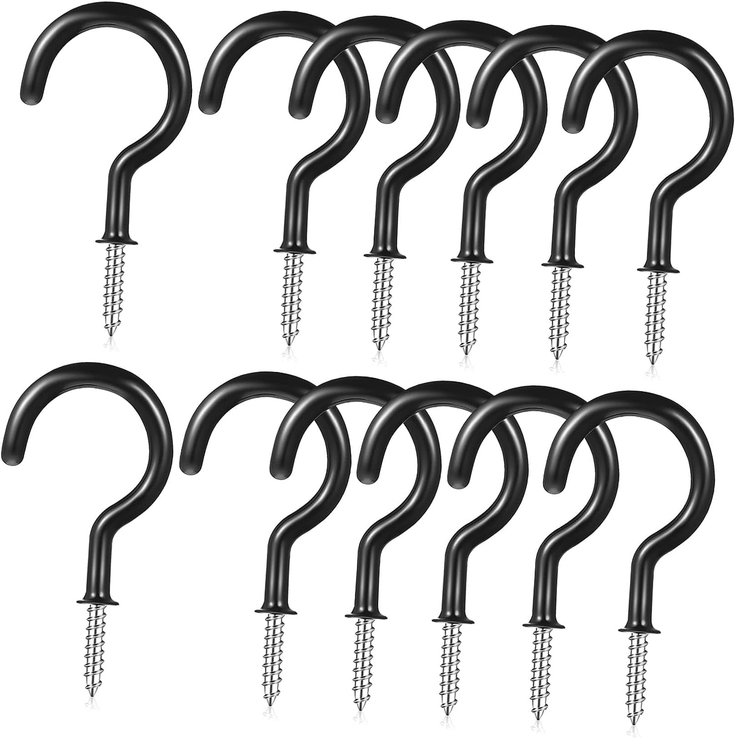 8 Pack Extra Large 10 inch S Hooks for Hanging,S Shaped Hook Heavy