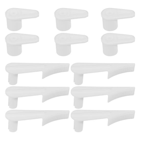 12 Pcs Ceiling Light Buckle 4.80X3.50X1.80CM White