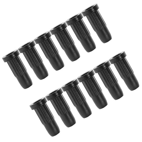 12 Pcs Chair Cover Glides Case Furniture Leg Caps Swivel Casters Stem Socket Inserts Wheel Stopper Protector