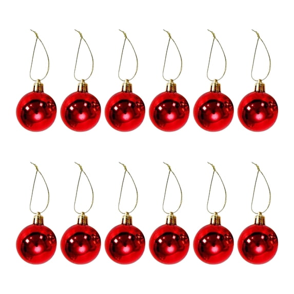 12 Pcs Christmas Ornaments Set Shatterproof Christmas Tree Decorations Wedding Party Decorations Ball Christmas Ball Ornaments
