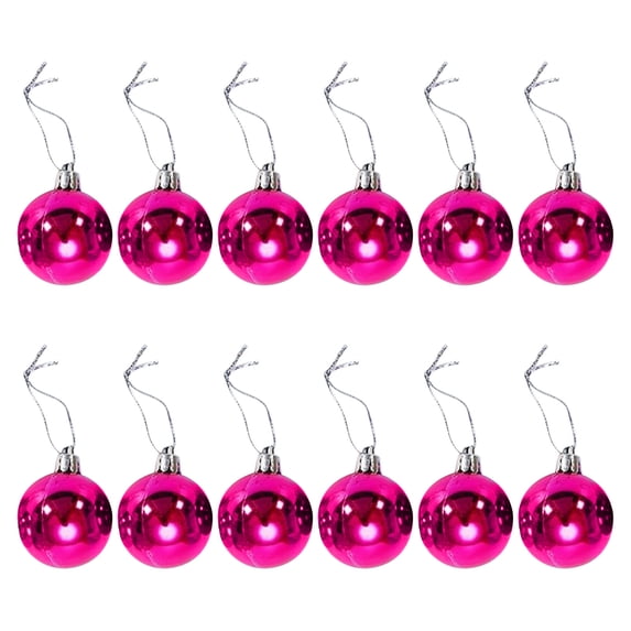 12 Pcs Christmas Ornaments Set Shatterproof Christmas Tree Decorations Wedding Party Decorations Ball Christmas Ball Ornaments
