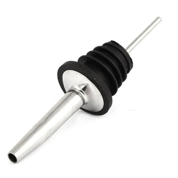 12 Pcs Chrome Tapered Freeflow Bottle Liquor Spirit Oil Cocktail Pourers