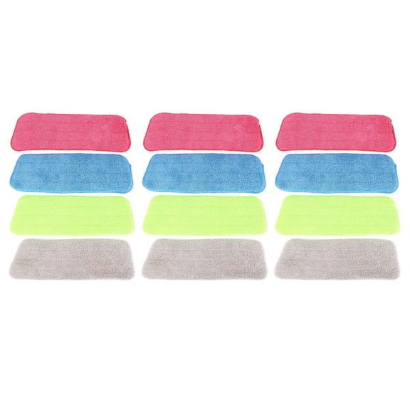 12 Pcs Cleaning Mop for and All Mops & Washable