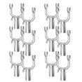 12 Pcs Clothes Hanger Support Rod Clothes Pole Connecting Fork Drying