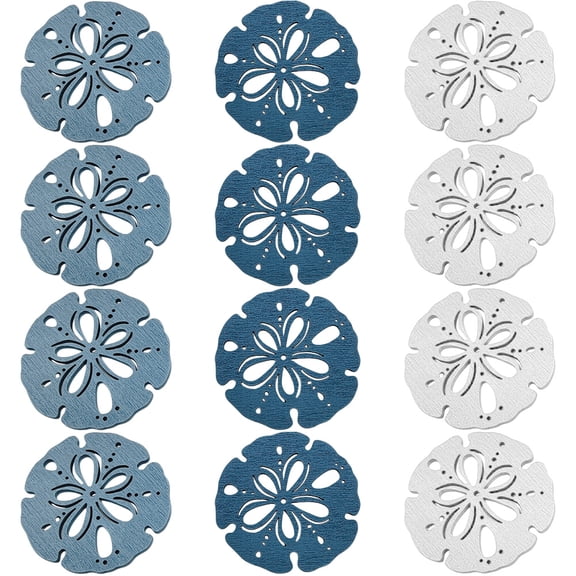 12 Pcs Coastal Decor for Home Big Seashells Wall Stickers Seaside