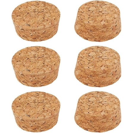 12 Pcs Cork Stoppers for Bottles 3.95-4.4x1.7cm/1.56-1.73x0.67 Inch Tapered Cork Stoppers Replacement Corks Beverage Stoppers Wine Bottle Cork Lids for Wine Making Craft Beer Bottle