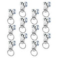 12 Pcs Curtain Accessory Rollers Hooks Metal Roller Pulley Curtains