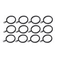 thumbnail image 1 of 12 Pcs Curtain Rings Hanging Hooks for Curtains Rods Pole Voile Heavy Duty Rings Curtain Iron Ring Ear Ring Curtain Rod Hook, 1 of 8