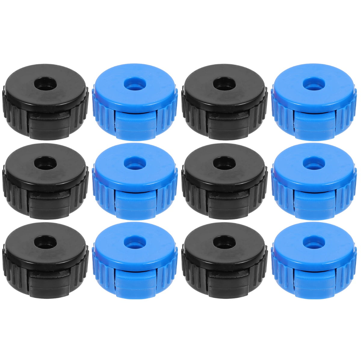 12 Pcs Cymbal Quick Release Cap Rollers Assembly Nuts Drum Replacement