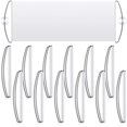 thumbnail image 1 of 12 Pcs DIY Blank Vinyl Banner Kit, Handheld Retractable Banner White Roll up Banners Dry Erase  PVC Plain Banner for Birthday Party, Protests, Sports, Concert,Cheer Congratulations, Team Spirit, 1 of 6