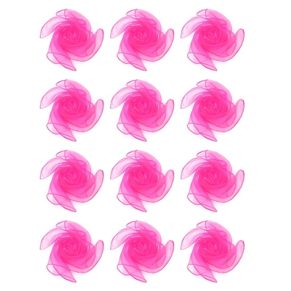 12 Pcs Dance Scarves Square Juggling Scarf for Babies Music Rhythm Movement Accessories for Magic Tricks Performance
