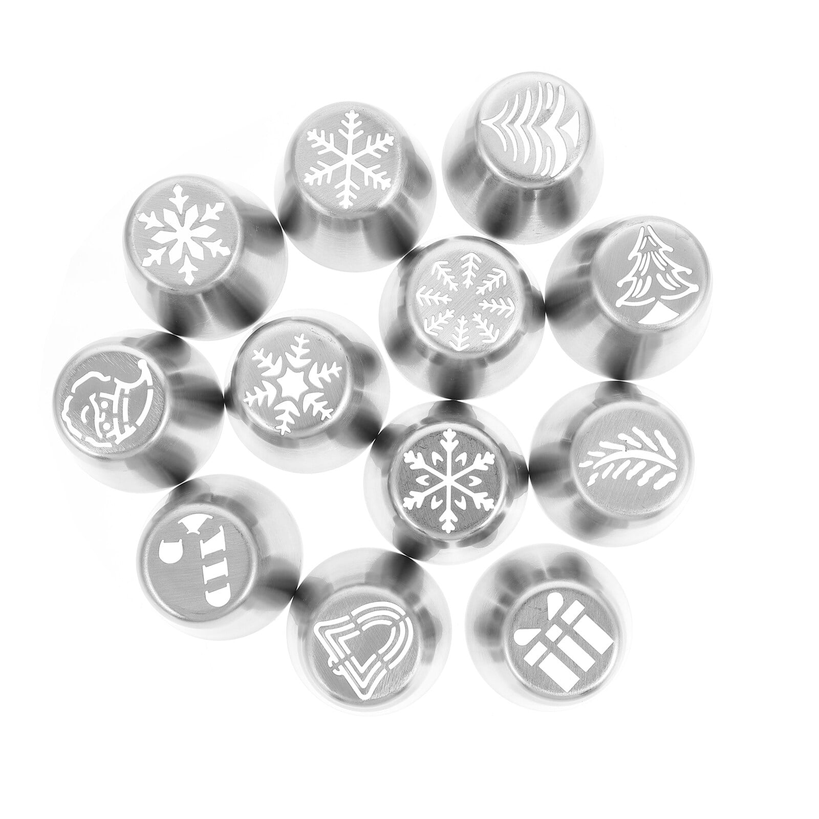 12 Pcs Decor Buttercream Icing Decorating Tools Pastry and Piping