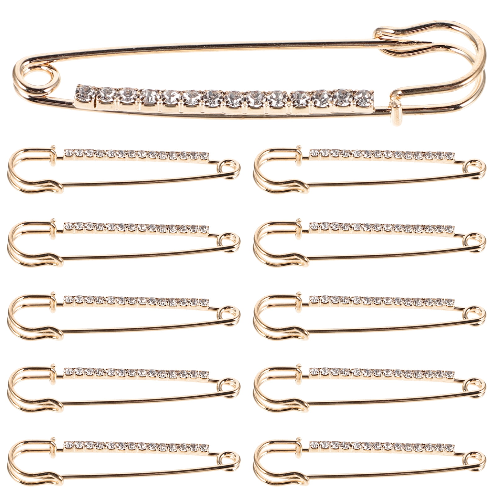 12 Pcs Decorative Pins Safety Small Craft Tools Clothes Large Dress Fixing Cardigan Iron