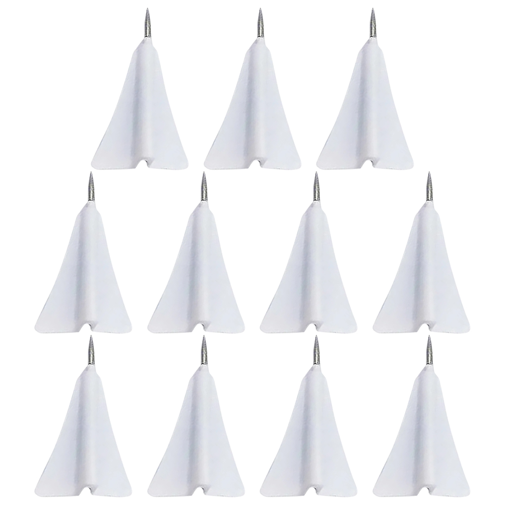 12 Pcs Delicate Pushpins Heart Paper Airplane Thumbtacks Home Accessory