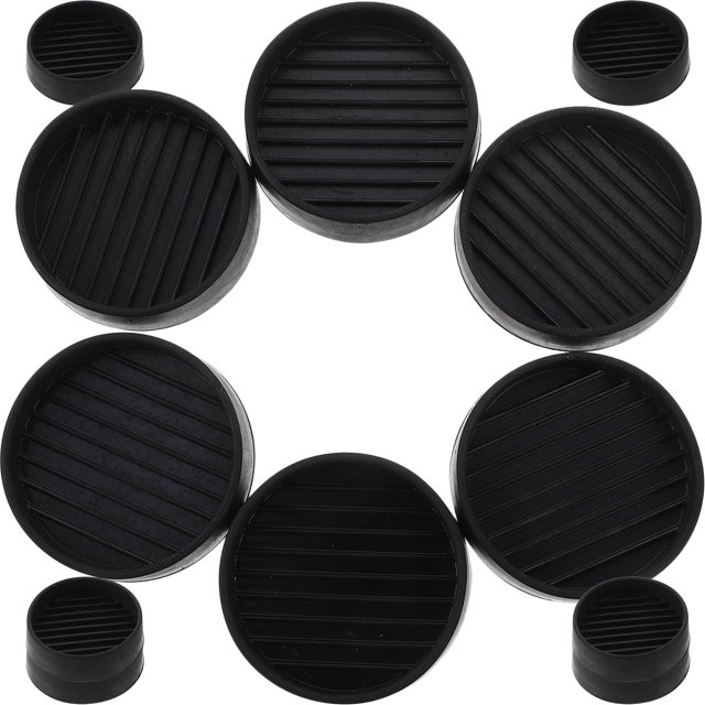 12 Pcs Desk Legs Furniture Wheel Stoppers for Hardwood Floors Rolling