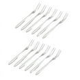 thumbnail image 1 of 12 Pcs Dessert Forks,5.1 InchStainless Steel Mini Salad Fruit Fork Tasting Forks Cocktail Fork, 1 of 5