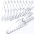 12 Pcs Disposable Plastic Cake Cutter 9.06 Inch Slicer for Wedding ...