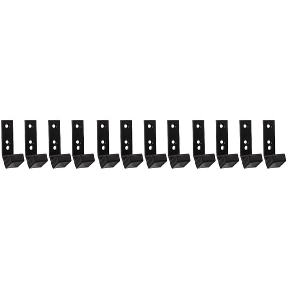 12 Pcs Double Barbell Storage Rack Barbell Wall Mounted Storage Barbell Rack for Gym Home