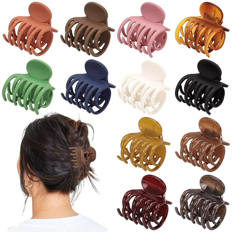 SEWACC 20pcs hollow hair clip hair accessories hair clips small hair clips  for girls 8-12 colorful hair clip hair accessories for girls 4-6 No Cute
