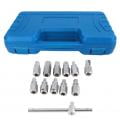 12 Pcs Drain Plug Key Socket Set Axle Oil Sump Steel