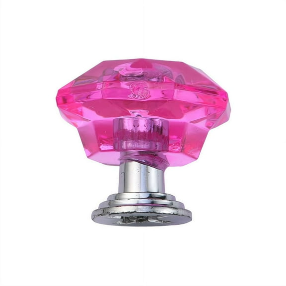 12 Pcs Dresser Crystal Knobs 30mm Glass Pull for Cabinets and Drawers Knobs for Dresser Drawers and Kitchen(Classic Style)