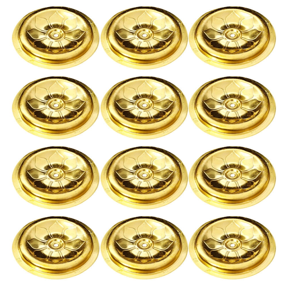 12 Pcs Drifting Stand for Temple Plant Stands Plants Decor Brass Tube