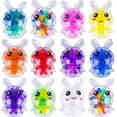 thumbnail image 2 of 12-Pack Easter Squeeze Balls - Bunny & Egg Shaped Stress Relief Toys For Easter Basket Stuffers 2 of 11