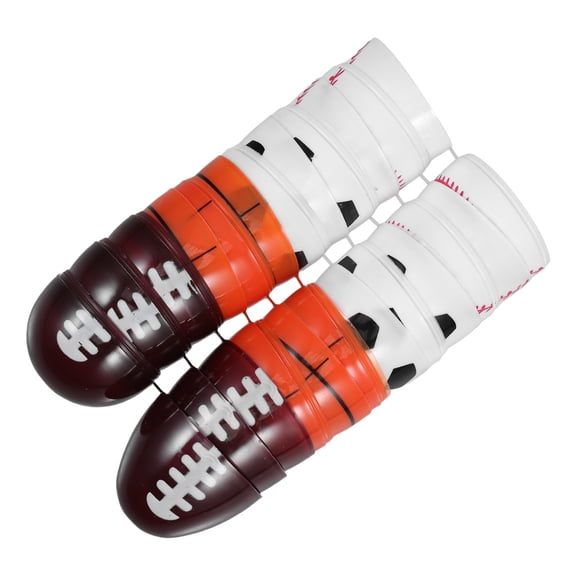 12 Pcs Egg Ball Ornament Egg-shaped Open Basket Football Easter