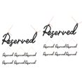 thumbnail image 1 of 12 Pcs  Elegant Wedding Signs Chair Reserved Signs Hanging Wooden Signs Activity Supply, 1 of 6