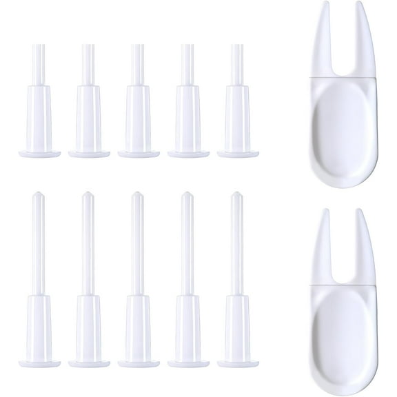 12 Pcs Exercise Ball Plug Replacement Kit Yoga Ball Fitness Exercise Ball Air Stopper Plug Pin Adapter Kit for Fitness Exercise Ball Inflatable Bed Pool