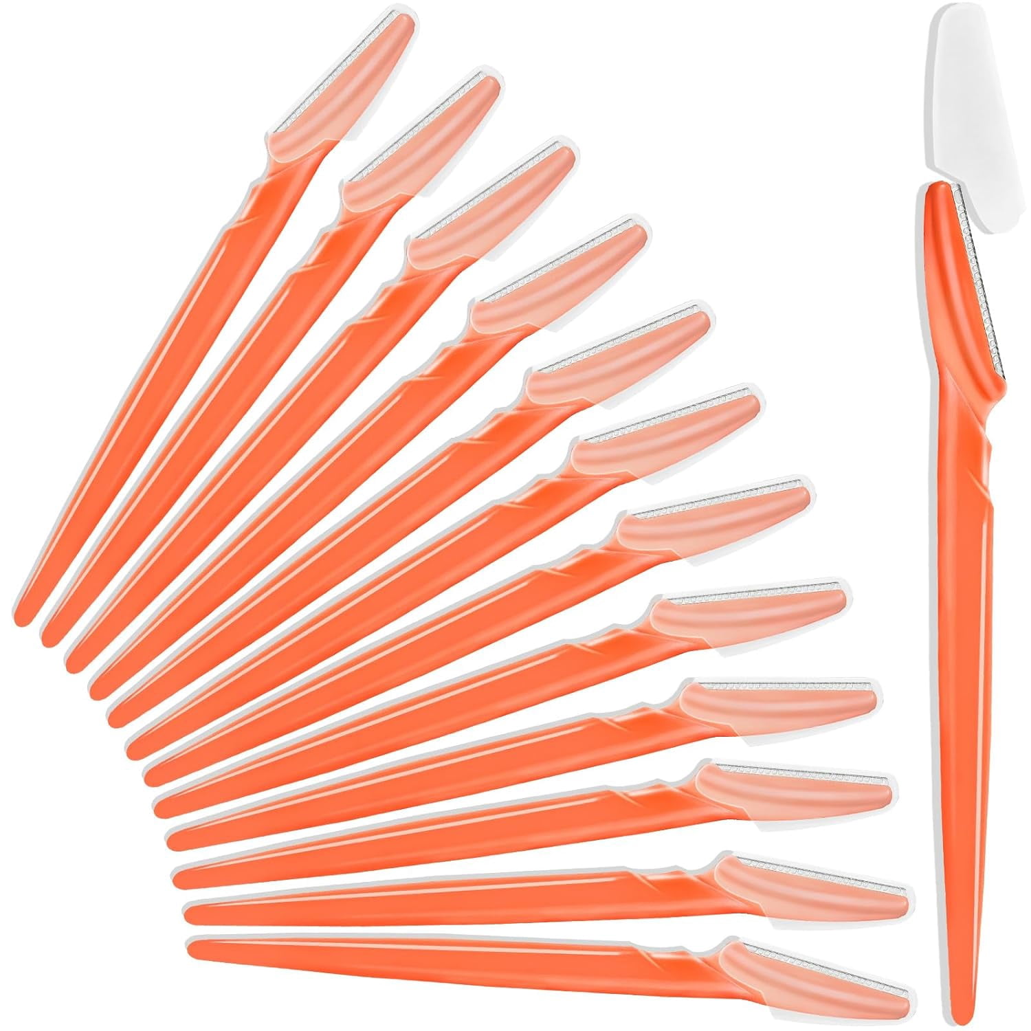 12 Pcs Eyebrow Razors, Face Razors Multipurpose, Exfoliating ...