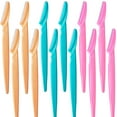 thumbnail image 1 of 12 Pcs Face Razors for Women, Tool Eyebrow Razor for Trimming and Shaping, Multipurpose Exfoliating Women's Facial Razors and Hair Shaper Remover Face Shavers Trimmer with Cover, 1 of 5