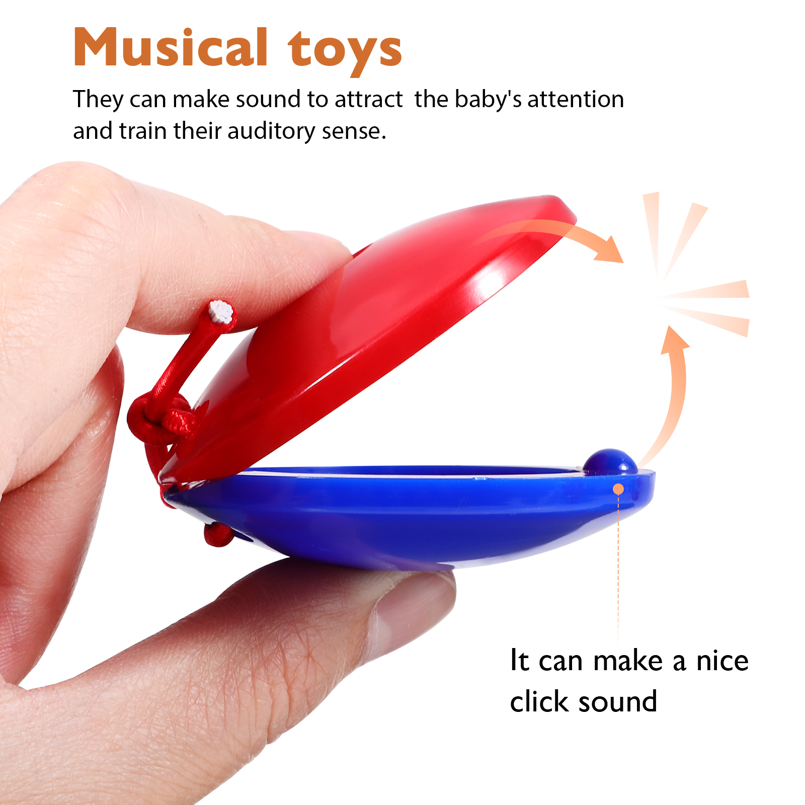 12 Pcs Finger Small Simple Musical Musical