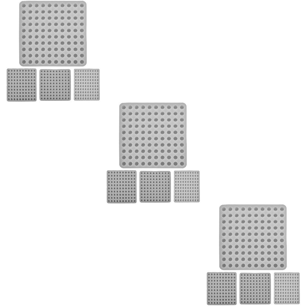 12 Pcs Fire Paint Wax Pellet Mold Candle Molds Stamp Craft Mini Flower