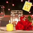 thumbnail image 1 of 12 Pcs Floating Tea Light Candles Unscented Votive Candles for Wedding Decor Romantic Party Centerpieces Decorative Mini Candles Bulk Set for Home Ambiance Dinner Table Events Celebration Supplies, 1 of 7