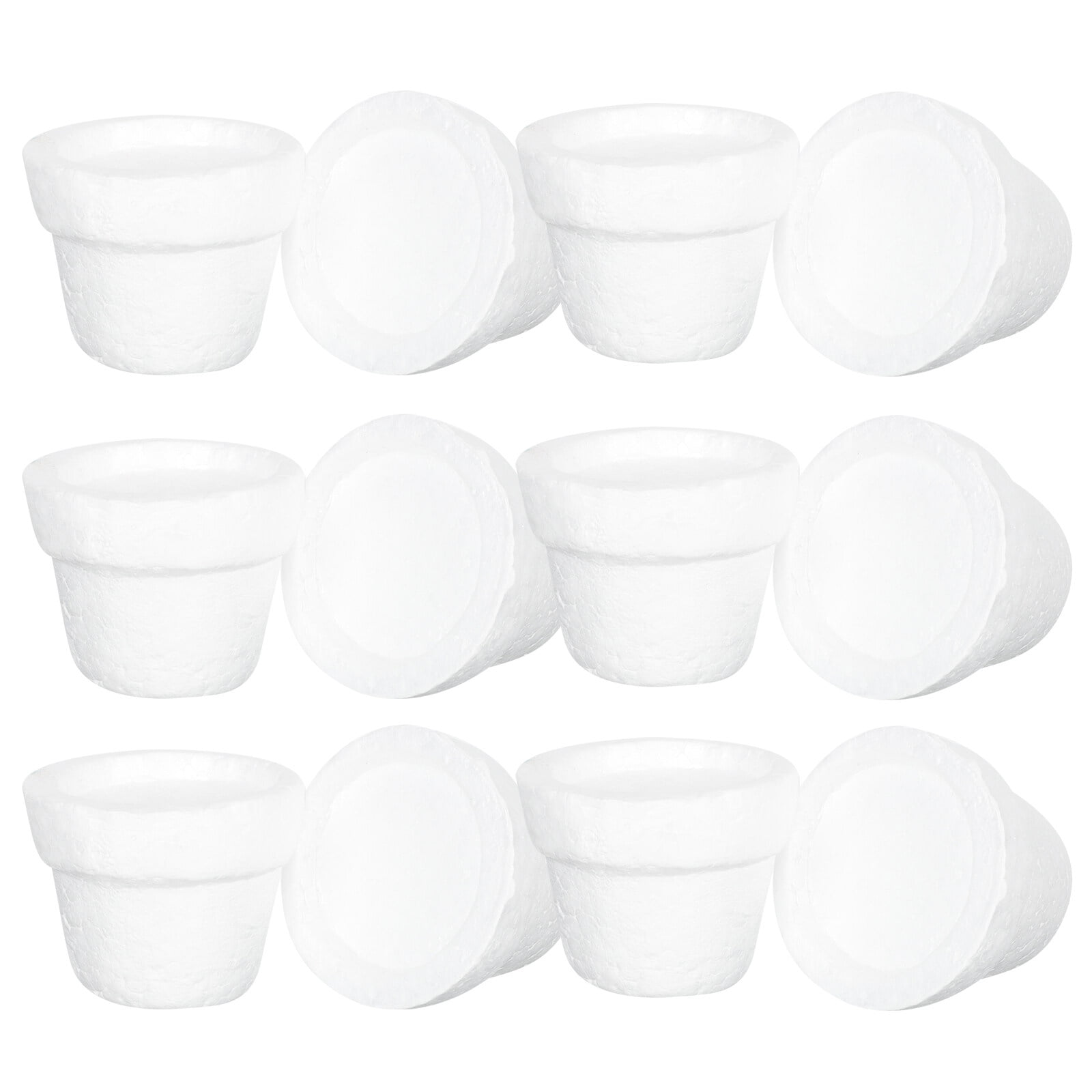 Mobutofu Foam Solid Ring DIY Craft For Children 12Pack 2.8x2.8in