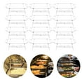 thumbnail image 1 of 12 Pcs Foldable Buffet Stand Wire Racks Metal Chafing Wire Rack Buffet Stand Buffet Wire Frame Holder Serving Trays Food Warmer Catering Supplies for Wedding Birthday Party, 1 of 22