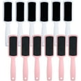 thumbnail image 1 of 12 Pcs Foot File for Dead Skin with Double Sided Foot Scraper for Dead Skin Foot Rasp for Dead Skin Foot Shaver Foot Scrubber Foot Files Kit Heel Scraper, Pink, White, 7.87 x 1.77 Inches (Pink, W, 1 of 8