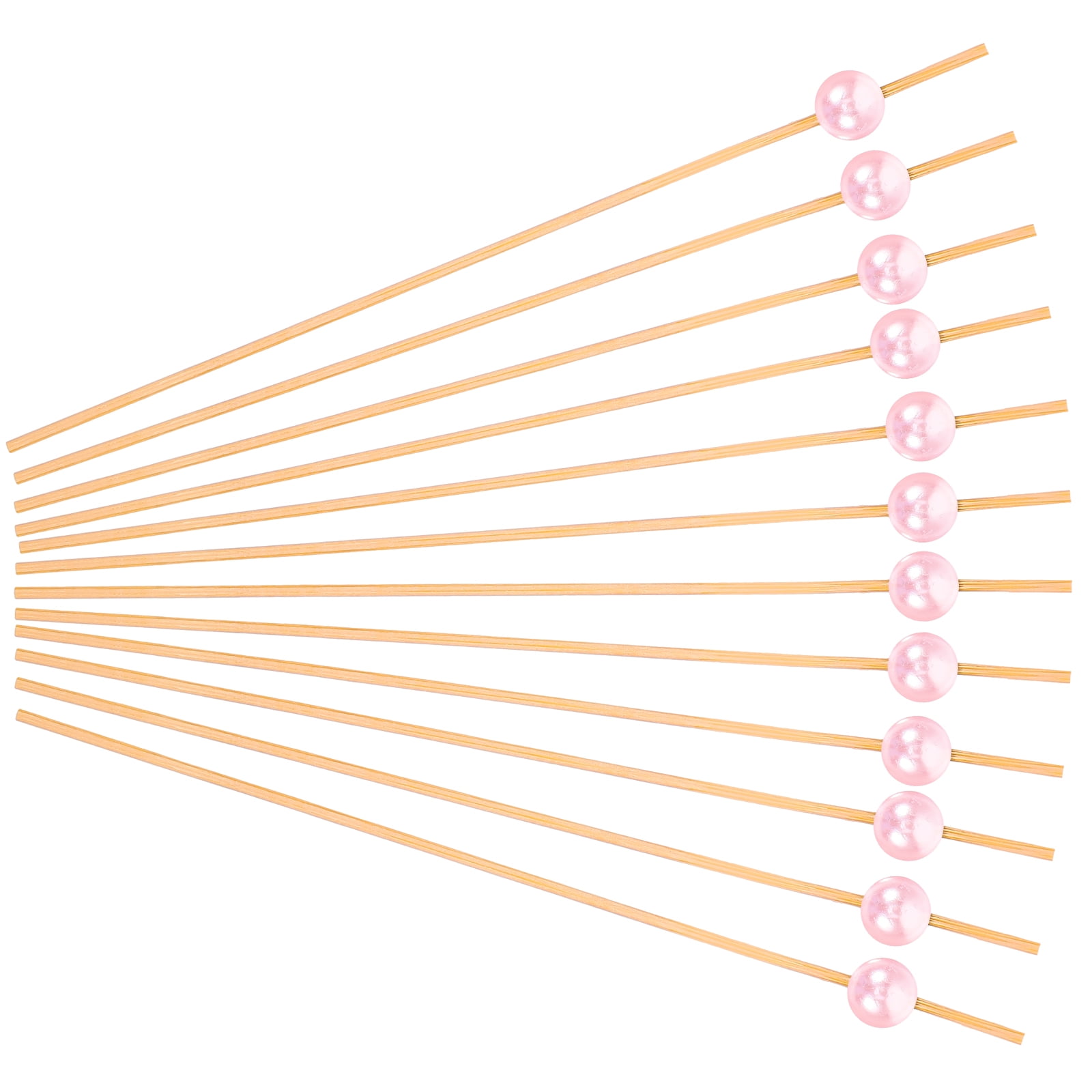 NIAIZEK Wooden Party Picks Toothpicks for Appetizers Drinks Luau Parties 12 Pieces and Decorative