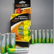 12 Pcs GP Recyko New AA Ni-MH Pre-Charged Rechargeable Battery 2000 mAh with Powerpax AA 12 Pack Battery Caddy,Holds 12 AA Batteries