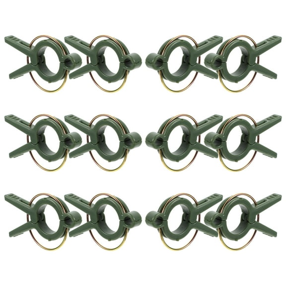 WRITWAA 12pcs Multifunctional Vegetable Garden Clips for Plants Support and Grafting