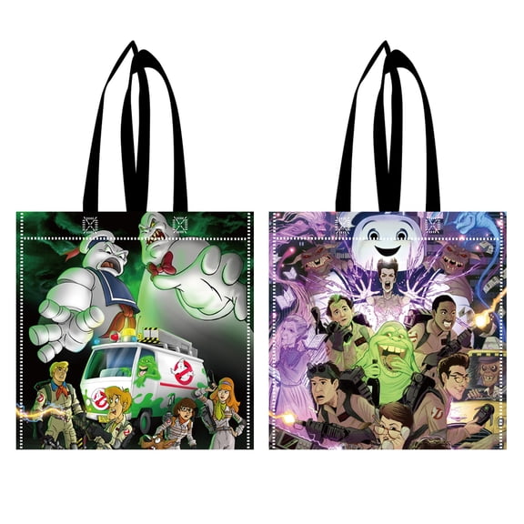 12 Pcs Ghost Party Favor Bags Reusable Non-Woven Bags Ghost Gift Tote Bags Goodie Treat Candy Bags for Ghost Themed Party Kids Birthday Party Baby Shower